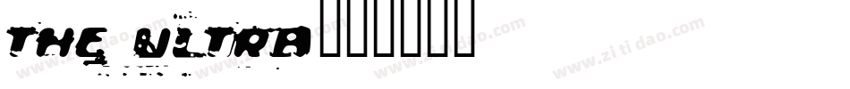 The Ultra字体转换